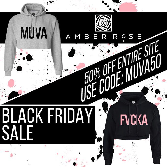 50% off tomorrow "MUVA50" https://t.co/33OAhXIOUo #BlackFridaySale #AmberRoseCollection #MUVA https://t
