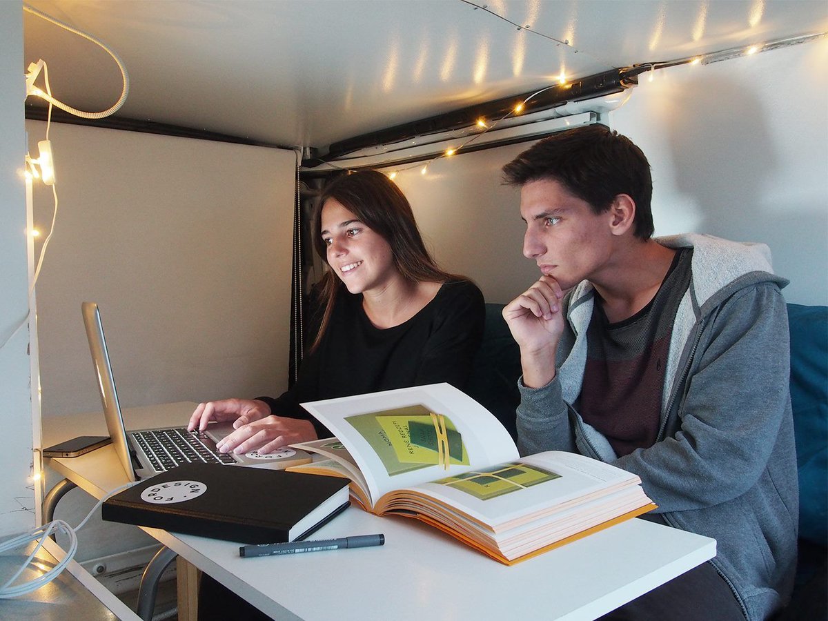 This couple travelled round Europe trading design work for stuff other than money. <a href="/tradefordesign/">For Design</a> <a href="/vanschneider/">van Schneider</a> bit.ly/2gc2s6Q