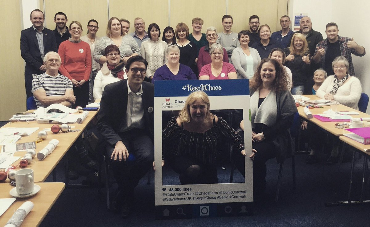 Say Cheese! We were lucky enough to talk to colleagues from <a href="/Tesco/">Tesco</a> and <a href="/TescoTruro/">Tesco Truro</a> this afternoon. Thanks for having us! #KeepItChaos