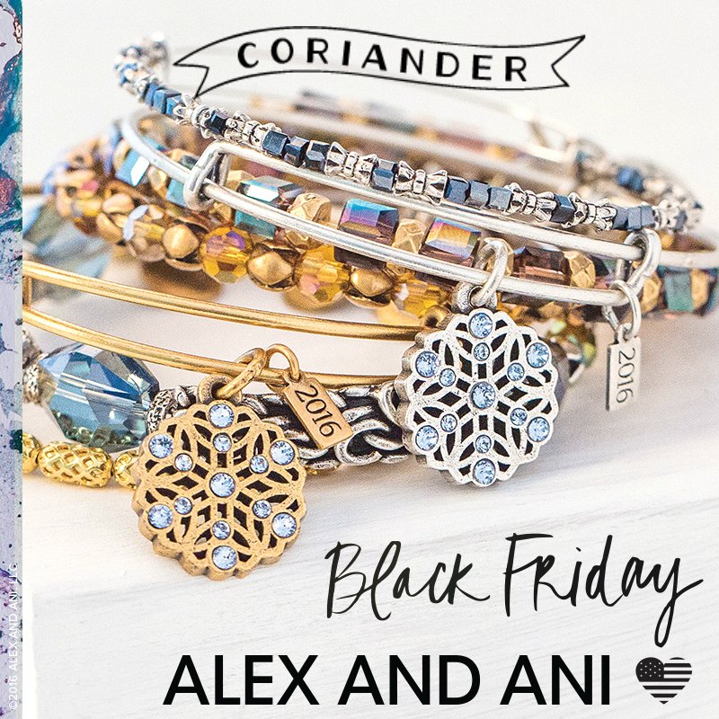ShopCoriander's tweet photo. Our Black Friday (and Thurs, Sat, Sun, Mon...) event has already started in #Collingwood - enjoy 20% off the purchase of Alex and Ani! https://t.co/tdCUlEAYdO