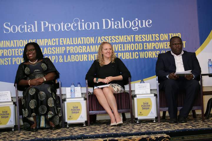 NanaOyeBampoe's tweet photo. The focus of #GhSocialProtectionDialogue is the Dissemination of Impact Assessment Results of @Leap_Programme and LIPW https://t.co/viRo3NPxGN
