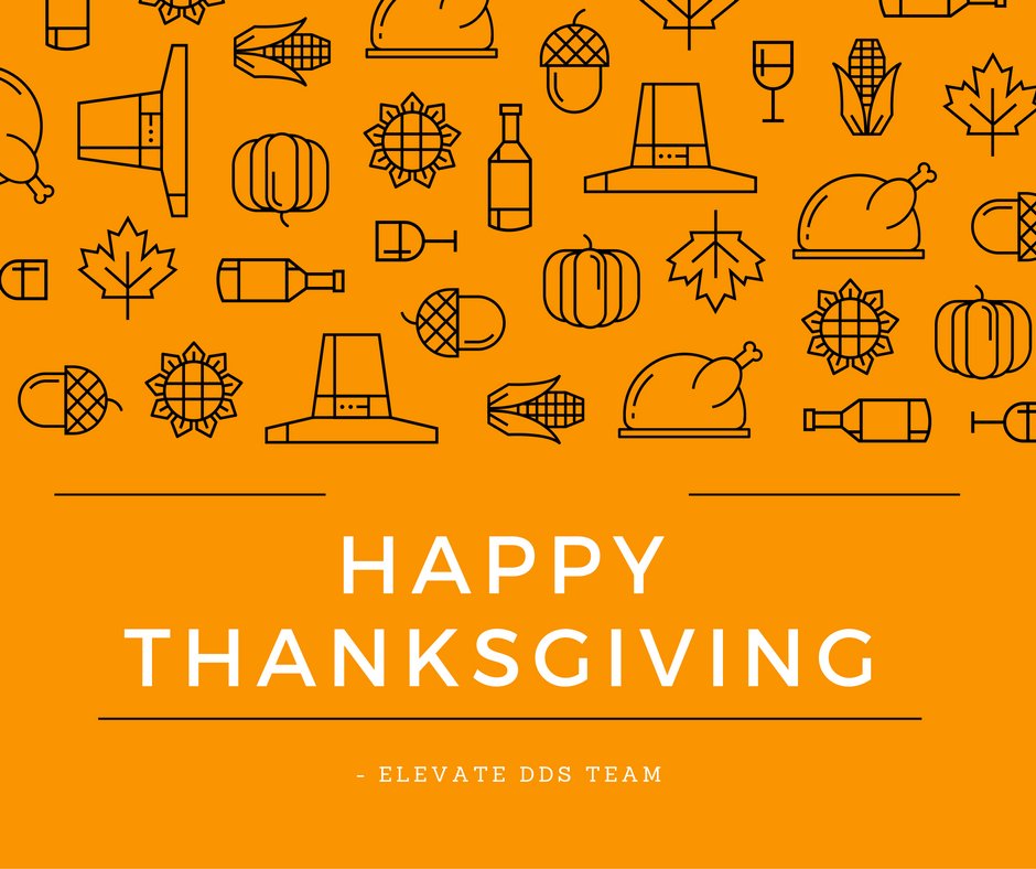 Hope everyone enjoys their time with family and friends this holiday. We're grateful to be a part of your team! Happy Thanksgiving!