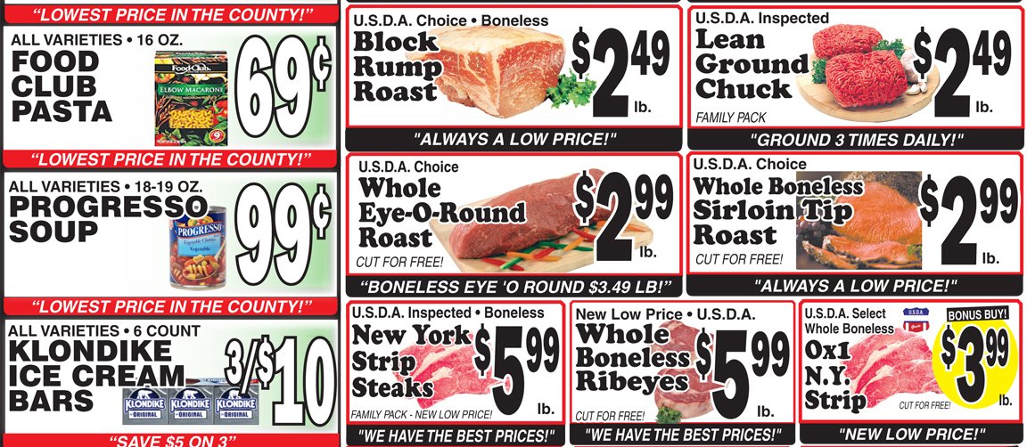 beaversuper's tweet photo. This Week's Specials https://t.co/qDuLpaQTDO