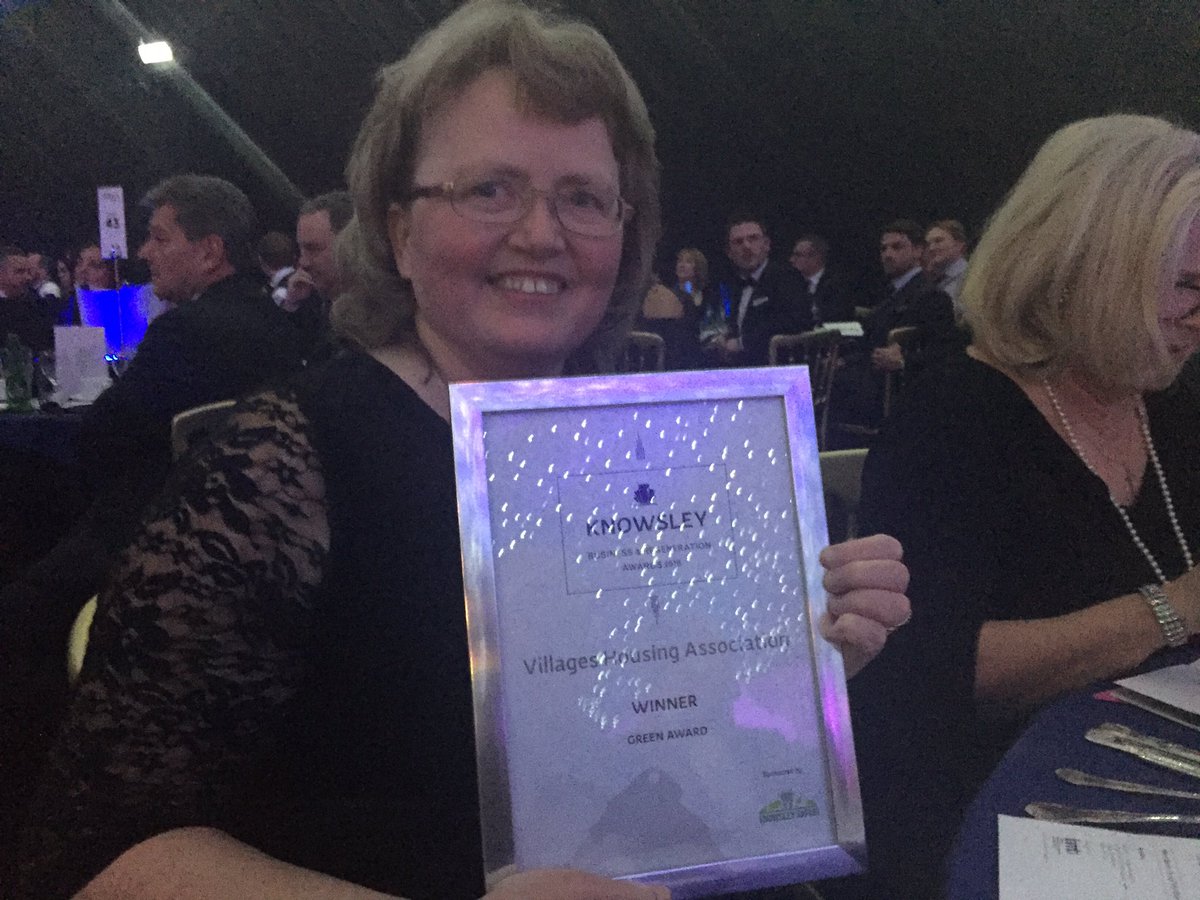 We won @villageshousing Knowsley regen awards.