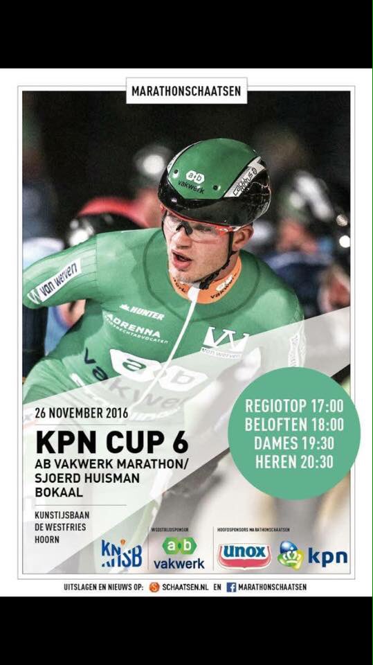 Aankomende zaterdag KPN marathon cup 6 in Hoorn ! 
Kom vooral kijken 💪🏼 ik start om 18:00 bij de beloften
#spindlspeedskating #talentcentraa