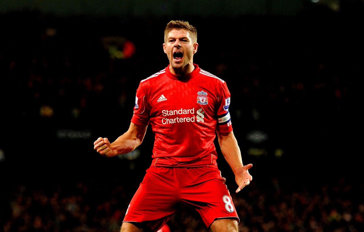 McKenzie_64's tweet photo. Words cannot describe how special you are, Stevie G my hero and the best sportsman ever #Gerrard #Gerrard8 #YNWA #LFC #Captain8 https://t.co/PZO3ud3Fch