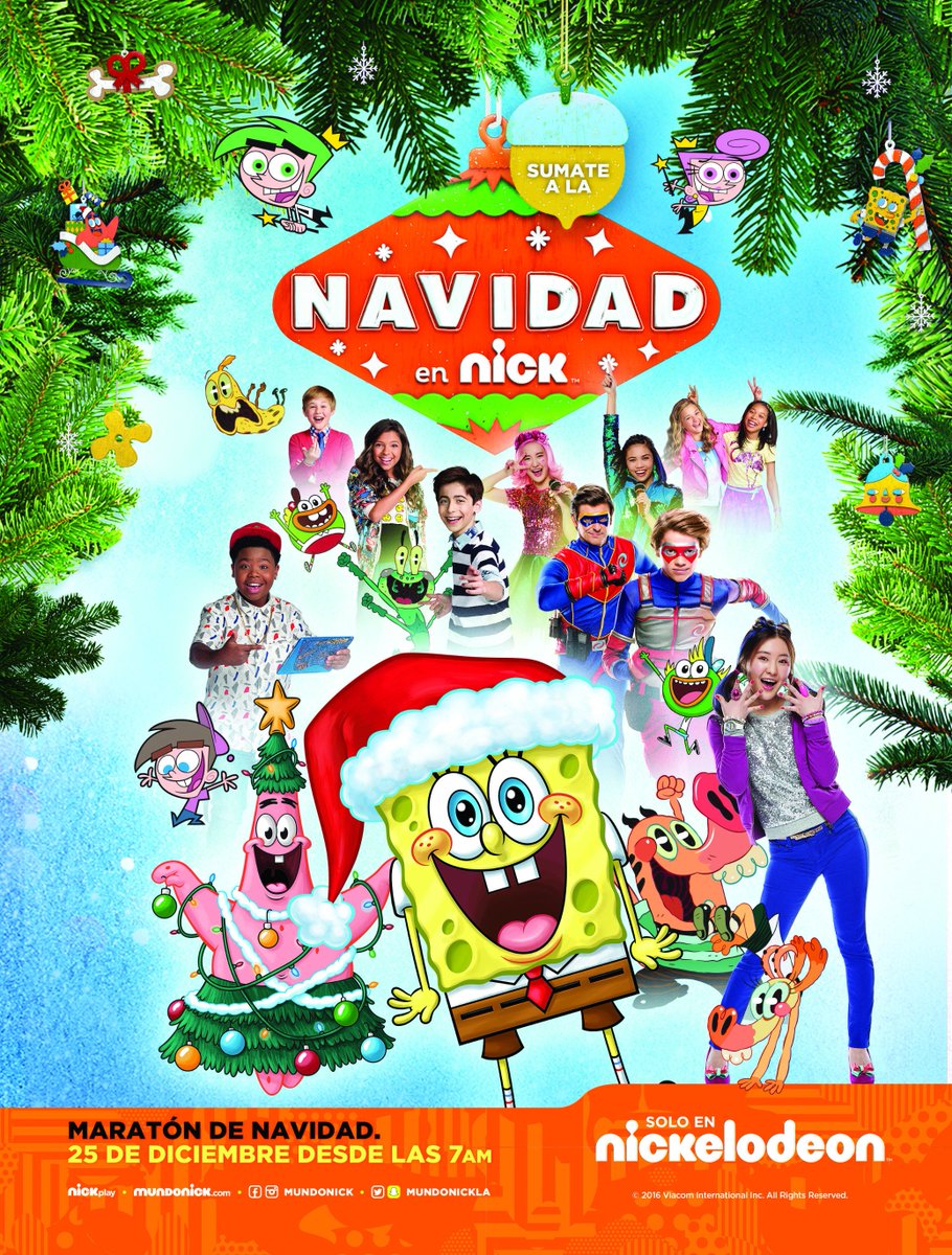 Maxcom_Mexico's tweet photo. En esta Navidad disfruta del maratón Nickelodeon a partir del 25 de diciembre a partir de las 7 am. Canal #303 https://t.co/4a6YHn2eYi