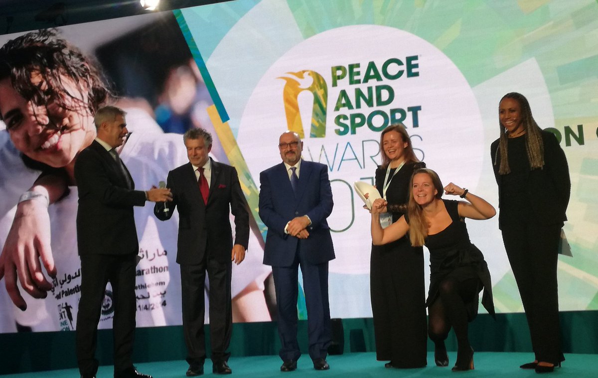 peaceandsport's tweet image. Congrats to @RightToMovement!
Winner in the category #NGO of the year.
#GameonforPeace