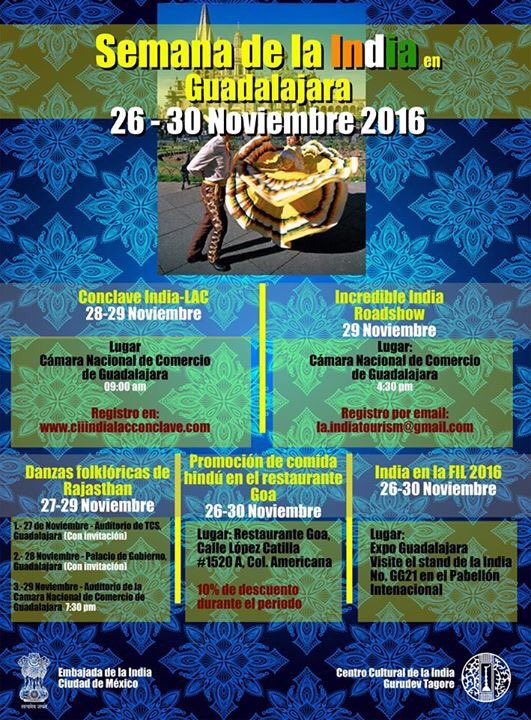 MukteshPardeshi's tweet photo. India Week in Guadalajara https://t.co/GRgZ2goY29