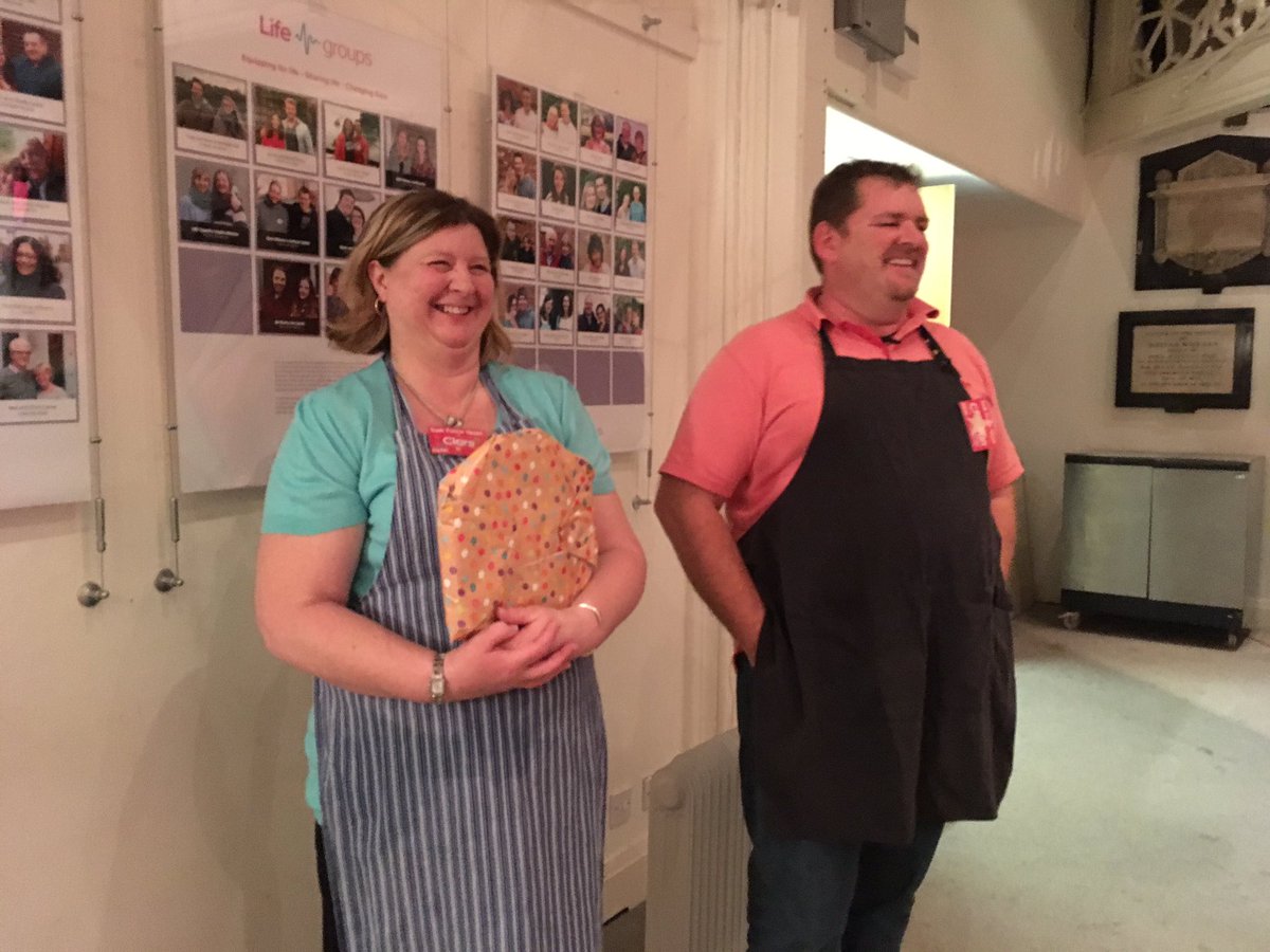 JulieKeyte's tweet photo. @trinitychelt saying thank you tonight to Christian &amp; Clare Brisland for leading our Alpha Task Force Team, as they move away to Wales. https://t.co/aaZ2zIk6UF