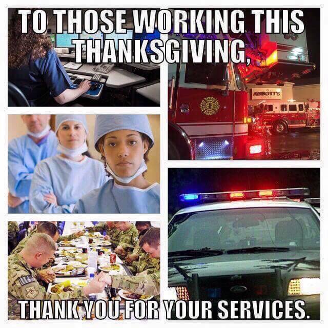 Happy Thanksgiving &amp; please be safe.