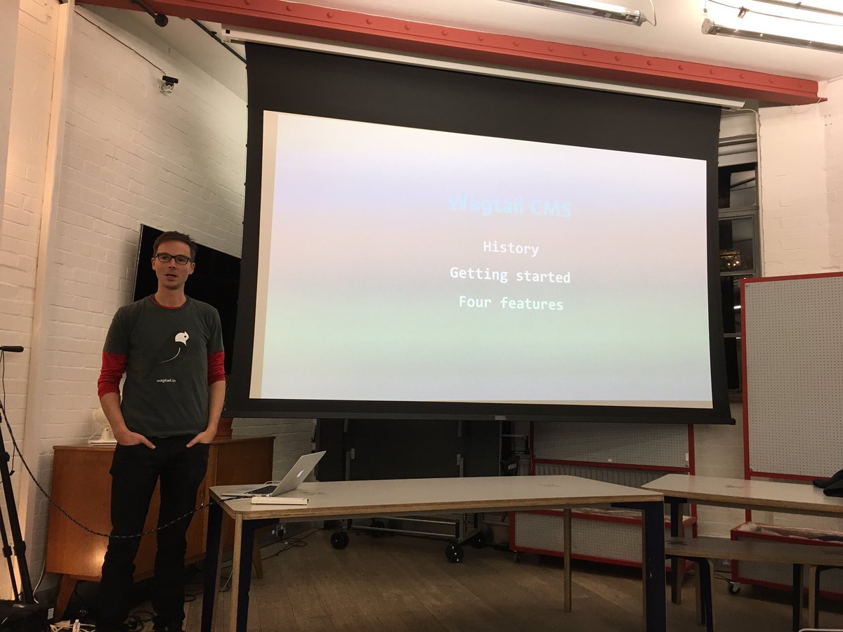 patrick91's tweet photo. Definitively need to try @WagtailCMS as soon as I can #londonpython https://t.co/4U0XfNjGgN