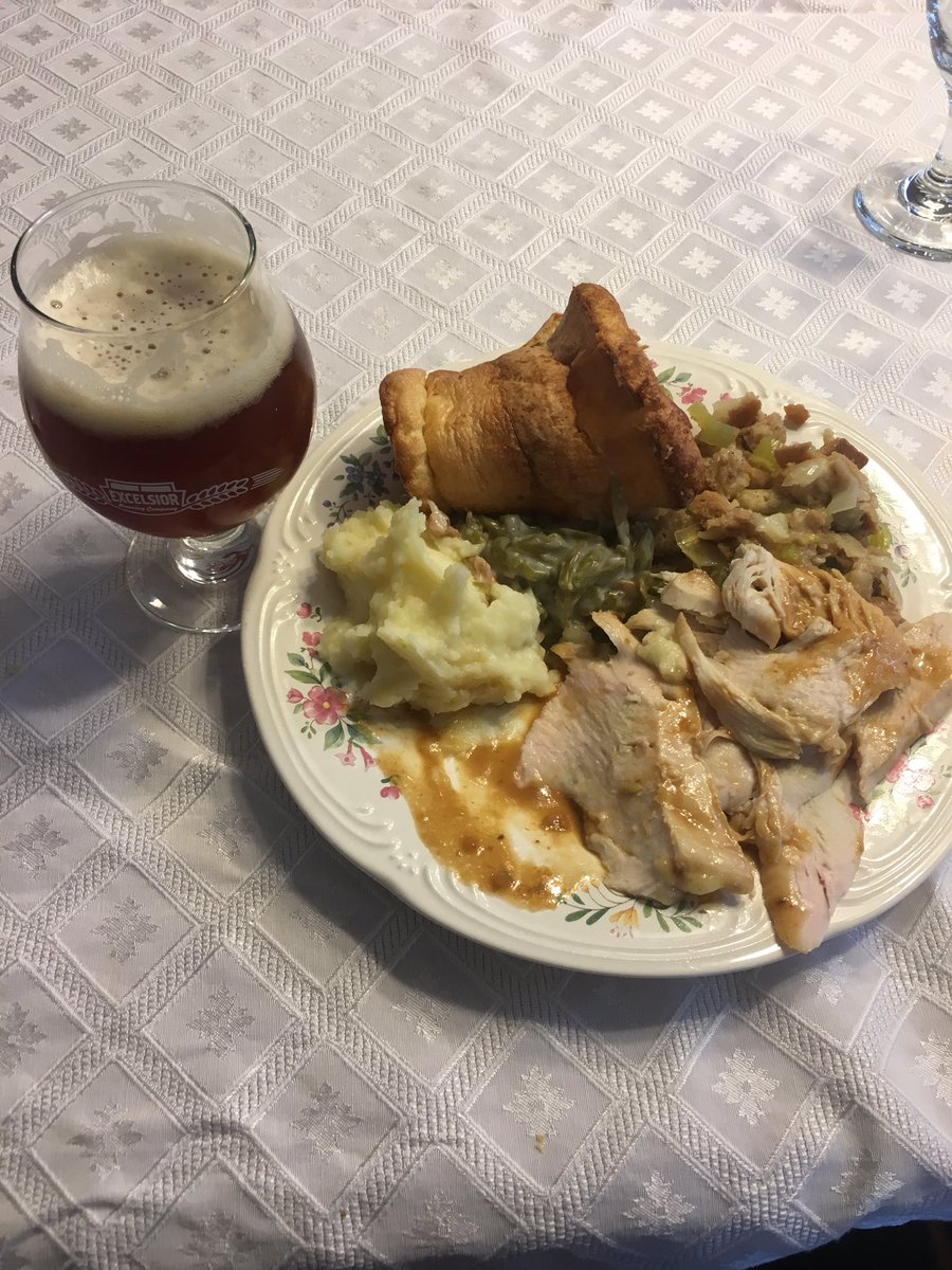 excelsiorbrew's tweet photo. Thanksgiving dinner pairs well with #MarkAttack Imperial Red Ale https://t.co/awMutRpFYm