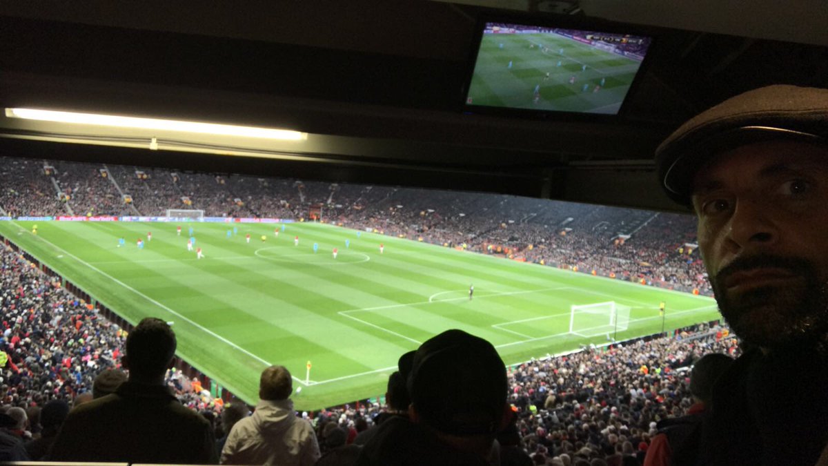 rioferdy5's tweet photo. Back at OT watching the lads... come on @ManUtd 👊🏽⚽️ https://t.co/ngOVlPhuSO