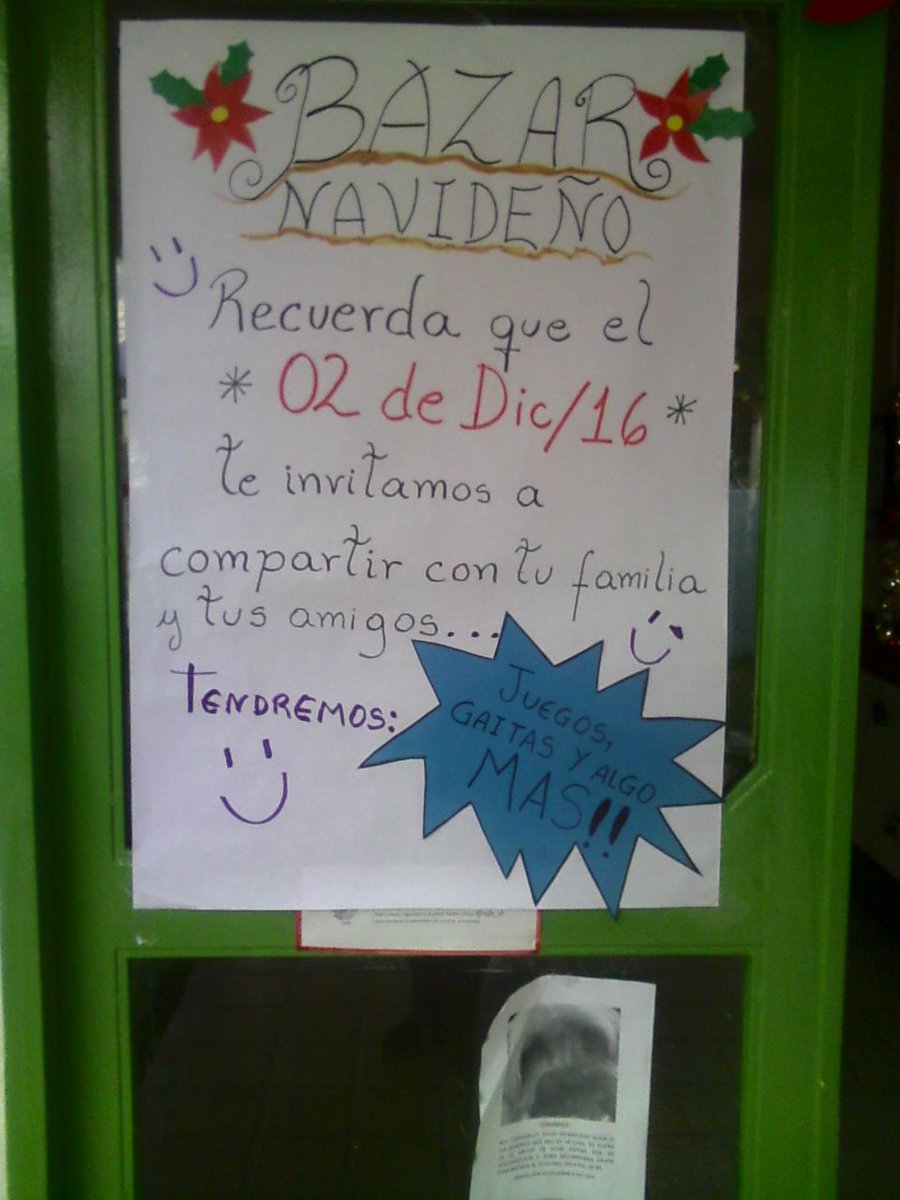 Estimados representantes los invitamos al Bazar Navideño en <a href="/ejb_d/">@EJB_D.E.I.M.NEG.MAT</a>  el día 2 de diciembreTe esperamos  #EjercitoFanb