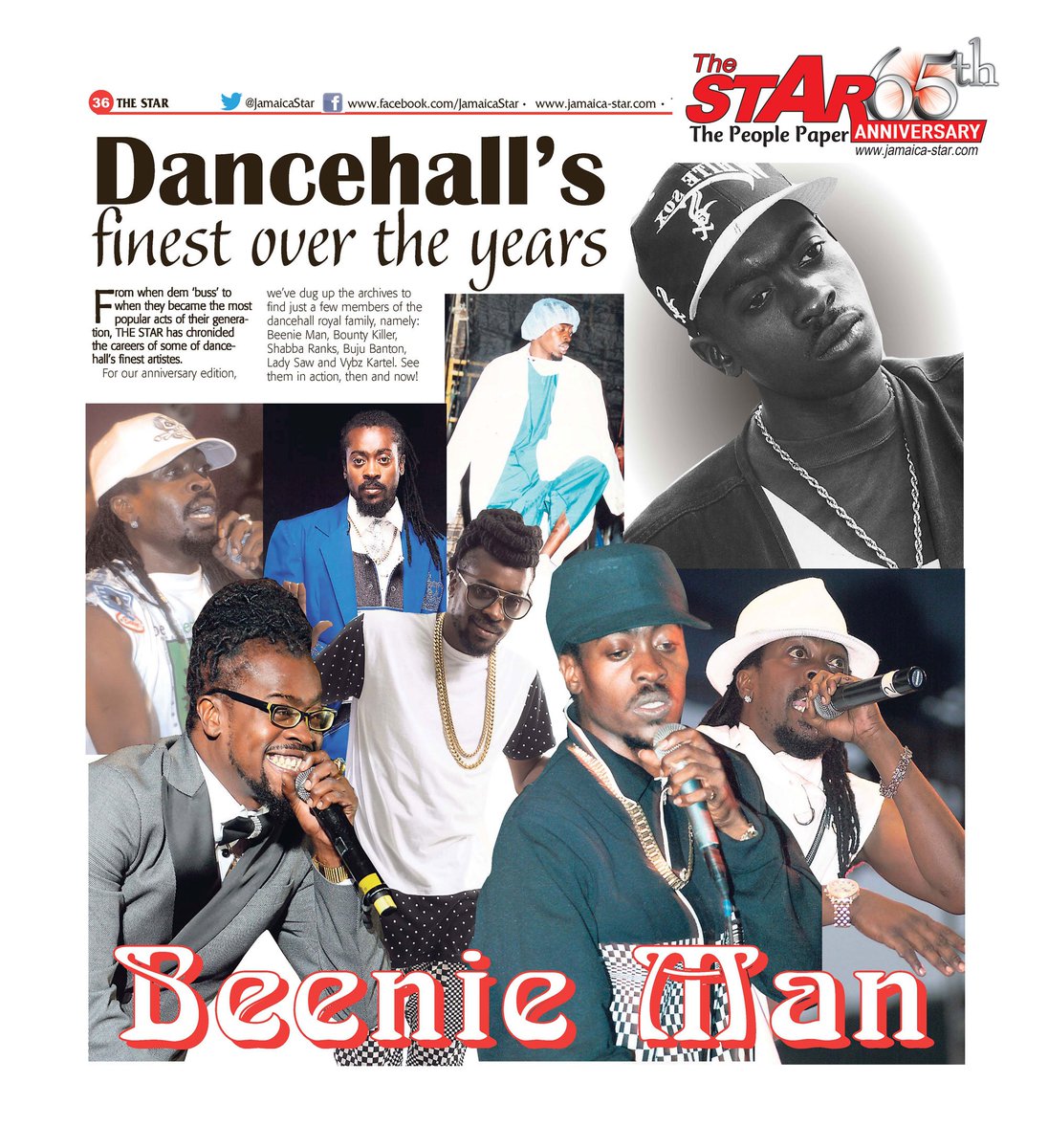 jamaicastar's tweet photo. #STAR65 - Beenie Man over the years
https://t.co/h10SaqKSY9 https://t.co/9wt8tqK4mx