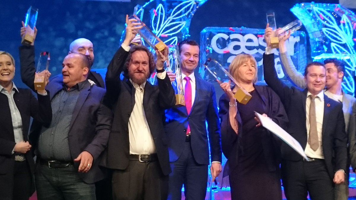 matt2314's tweet photo. 2 Nominierungen, 2 Siege: gute Bilanz @pulpmedia #caesar2016 🤘 https://t.co/rl1ULy2ObH