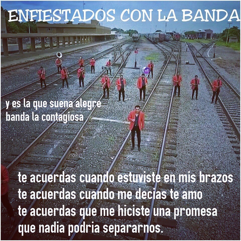 LaContagiosaMX's tweet photo. #TEACUERDAS "Y ESTÁ ES LA QUE SUENA ALEGRE PARIENTE" @BNDACONTAGIOSA @LizosMusic #https://youtu.be/sdamrTmXsmM #seguimosapasofirme https://t.co/b0uBlsVpC3