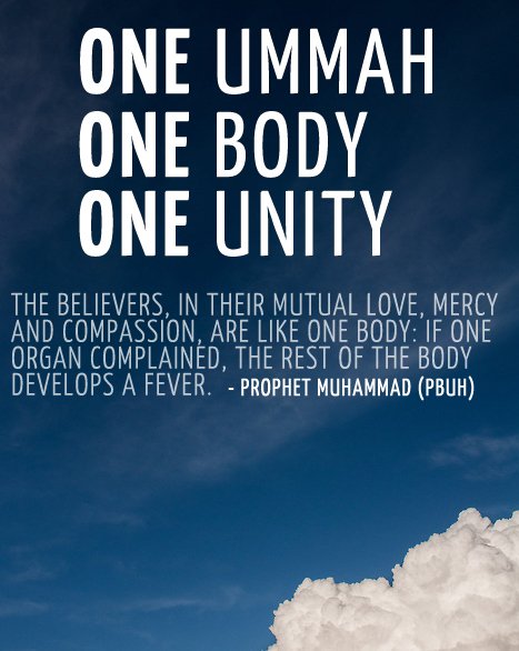 tugvaTR's tweet photo. #IslamicUnion | “The Believers are like one body: if one organ complained, the rest of the body develops a fever.” https://t.co/S4kdCcslJE