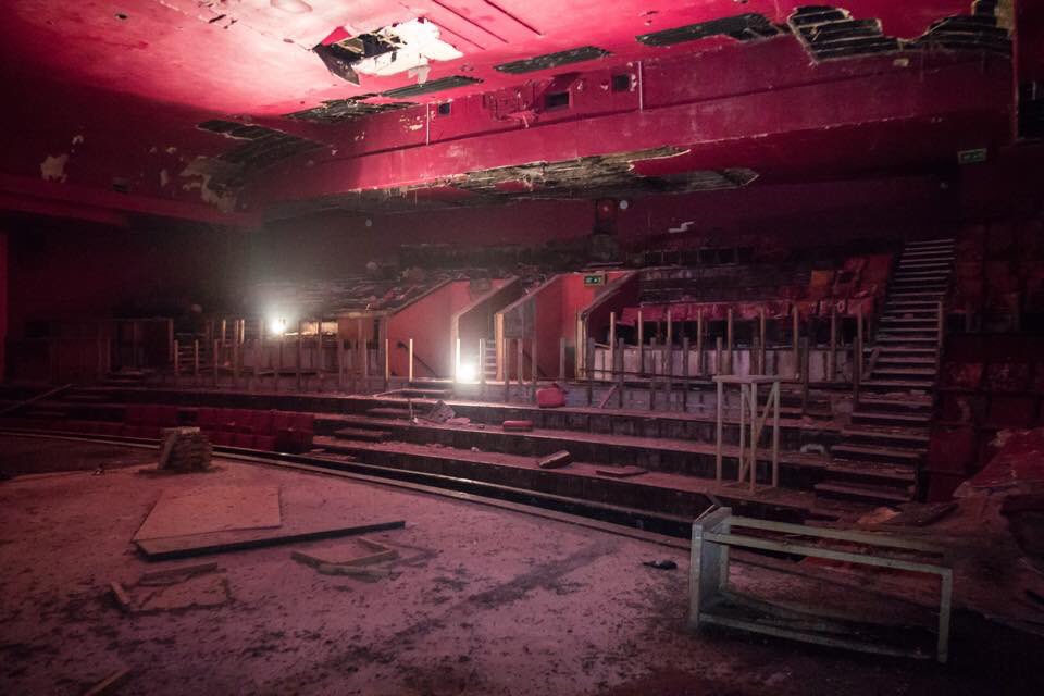 KingsTheatreKDY's tweet photo. Before and after... Its been a busy summer clearing the debris, but we're very pleased with the progress. #MonTheKings #SupportTheKings https://t.co/BQlWQCaEWJ