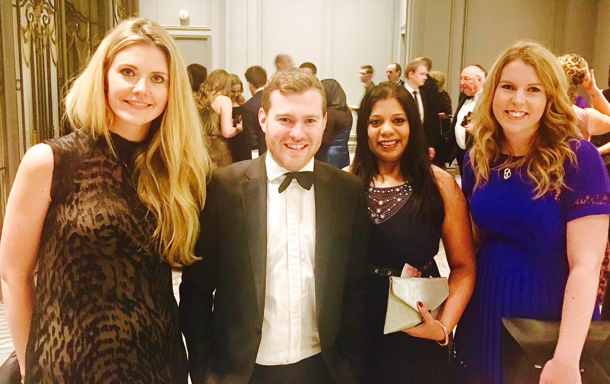 sharmishtab's tweet photo. @NCLBusiness GEO alumni Oli &amp; Rachel with GEO team #proud #Shortlist #Employability #THEAwards https://t.co/8MA16nSQwS