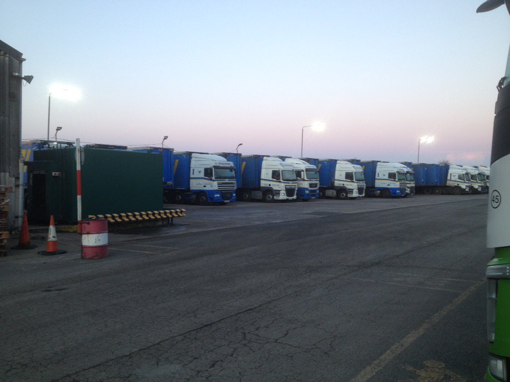 stiffengineerin's tweet photo. LED floodlighting, just 900 Watts for a full Lorry park. https://t.co/fFKnHmUQ1W