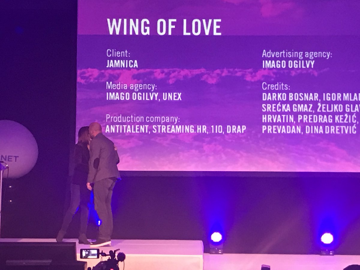 #GoldenSempler for Best use of the digital world: Wing Of Love, Jamnica, <a href="/imago_zg/">Imago</a> Ogilvy, Unex #sempl2016