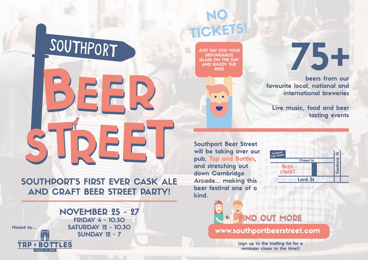 The last in a long slog of pre-#beerstreet tweets (sorry for that)...but we're nearly there...1 more sleep.

See you all over the weekend!