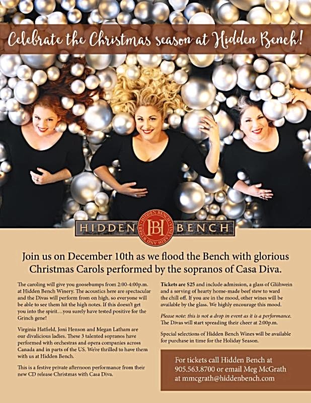 TextilesGuy's tweet photo. Check this out #chistmas #niagara #niagaraonthelake #niagarawines #winetasting #ontariowines #canadian #casadiva #hiddenbench #VQA #opera https://t.co/oGlrhIn7jf