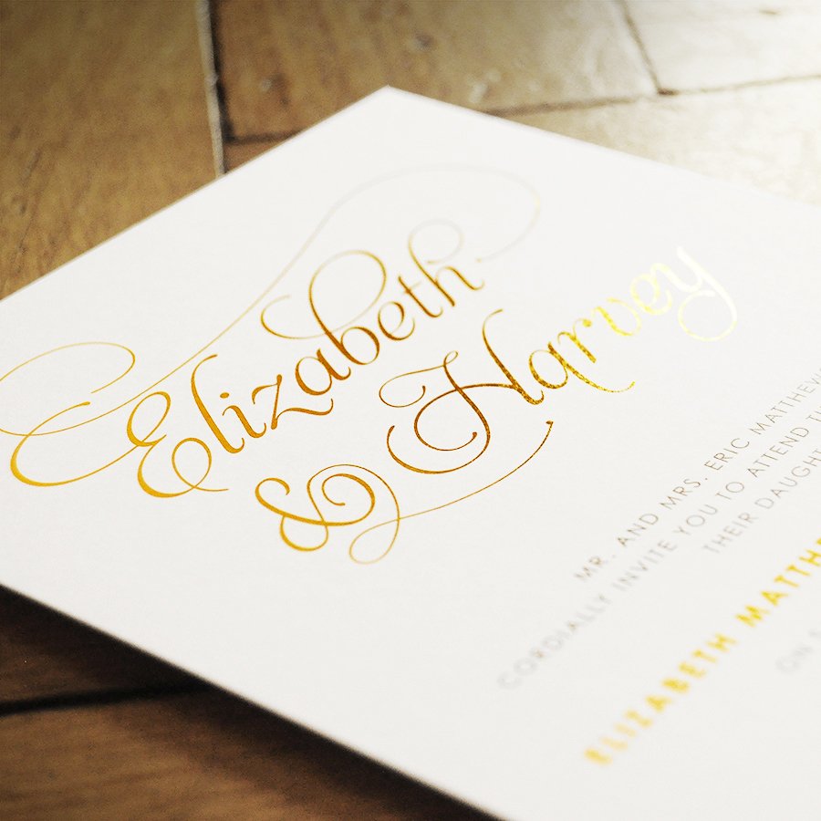 FeelGoodInvites's tweet photo. Our new real metallic FOILED wedding invitation ranges are being released on the 1st Dec. Here is a peak at one: https://t.co/qdb72kETXL https://t.co/1OMn61jhzc