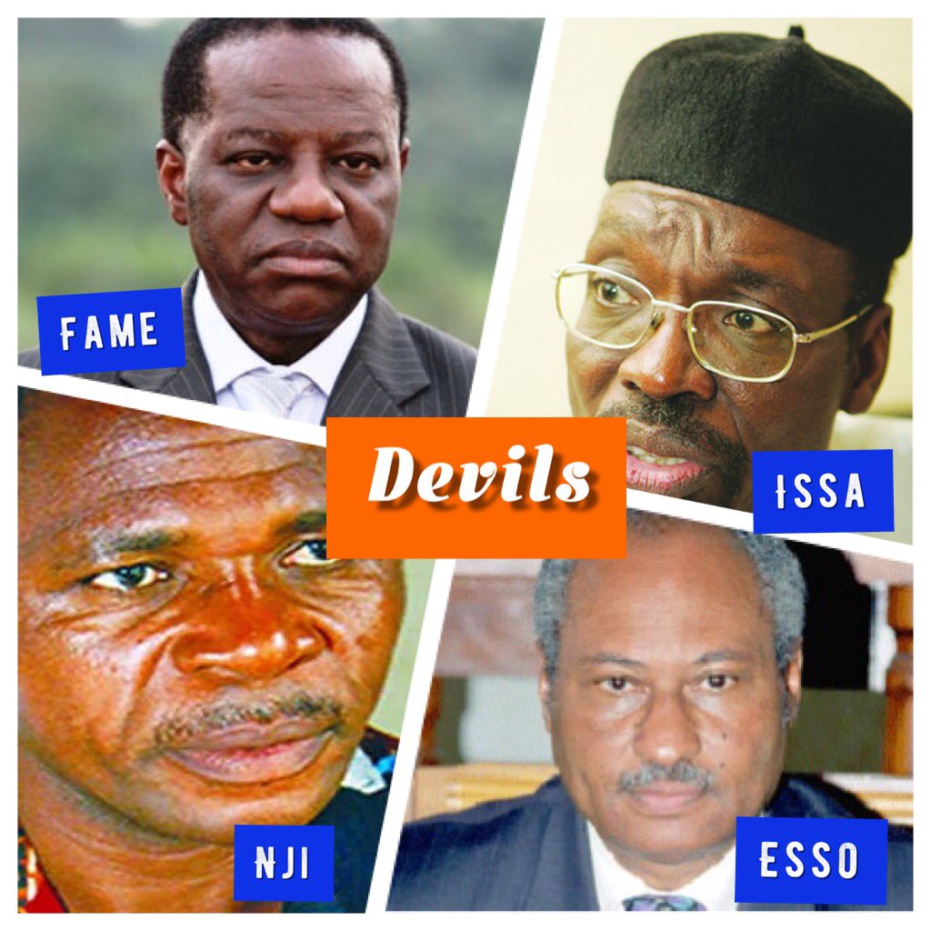 Abakwainfo's tweet photo. @PR_Paul_Biya stooges! Evil men, they will spend the rest of their life in jail like some of their #Inoni #Marafat #cameroon #Bamenda @hrw https://t.co/h9YJYwimVx