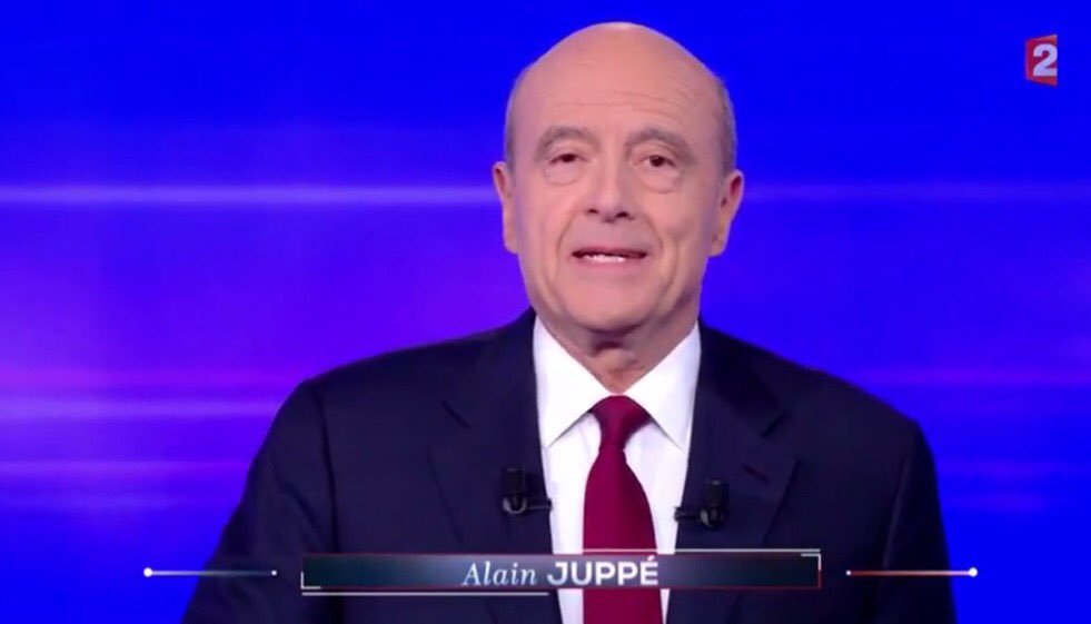alainjuppe's tweet photo. François, on ne peut pas demander à des fonctionnaires de travailler plus pour gagner moins ! #JuppéGagnant #LeGrandDébat https://t.co/lr3eNd6AP9