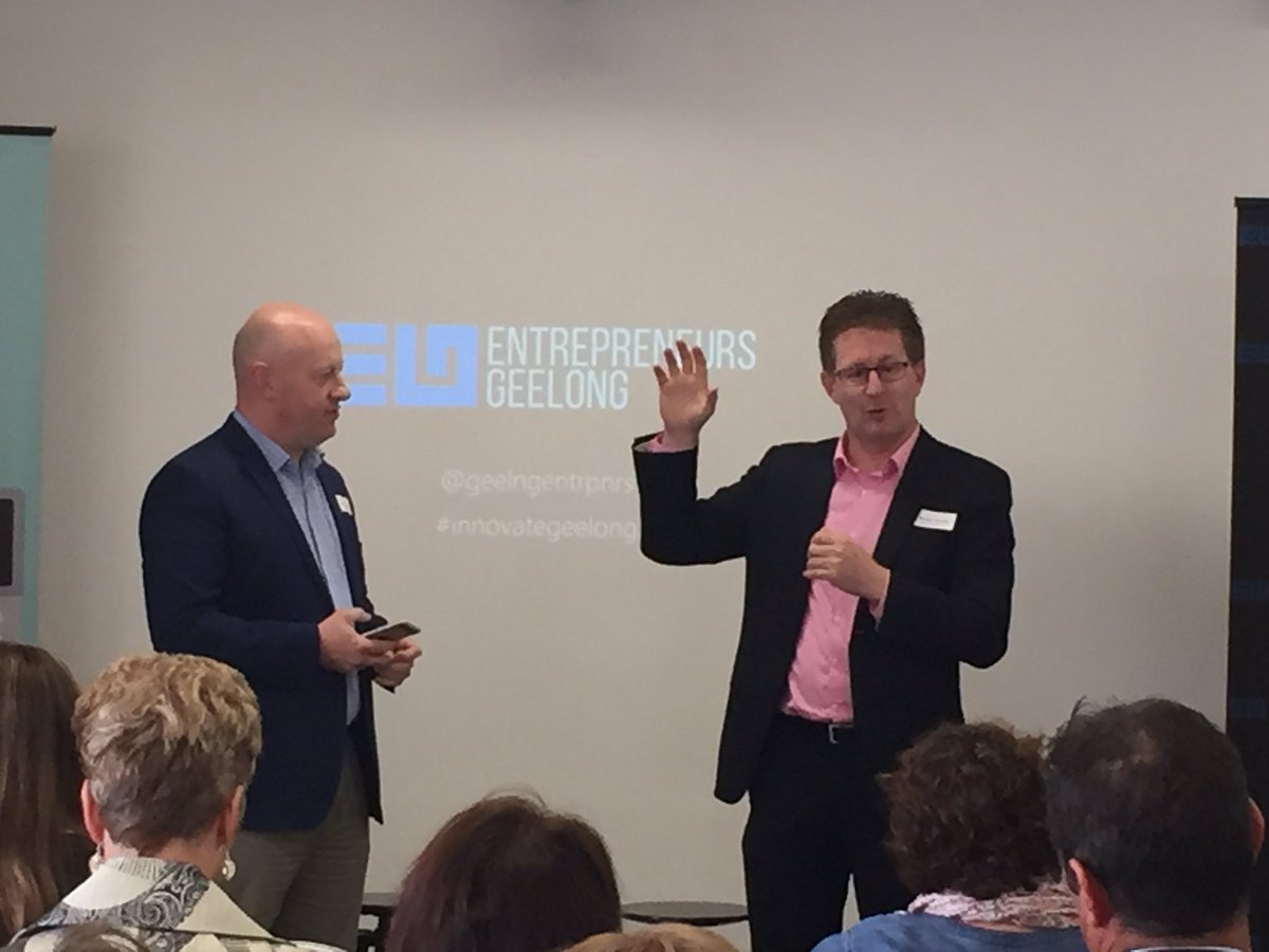 Brandon Howard talking Karingal St Laurence at <a href="/GeelngEntrprnrs/">Entrepren'rs Geelong</a> Breakfast <a href="/KaringalInc/">Karingal St Laurence</a> <a href="/brandohow/">Brandon Howard</a>