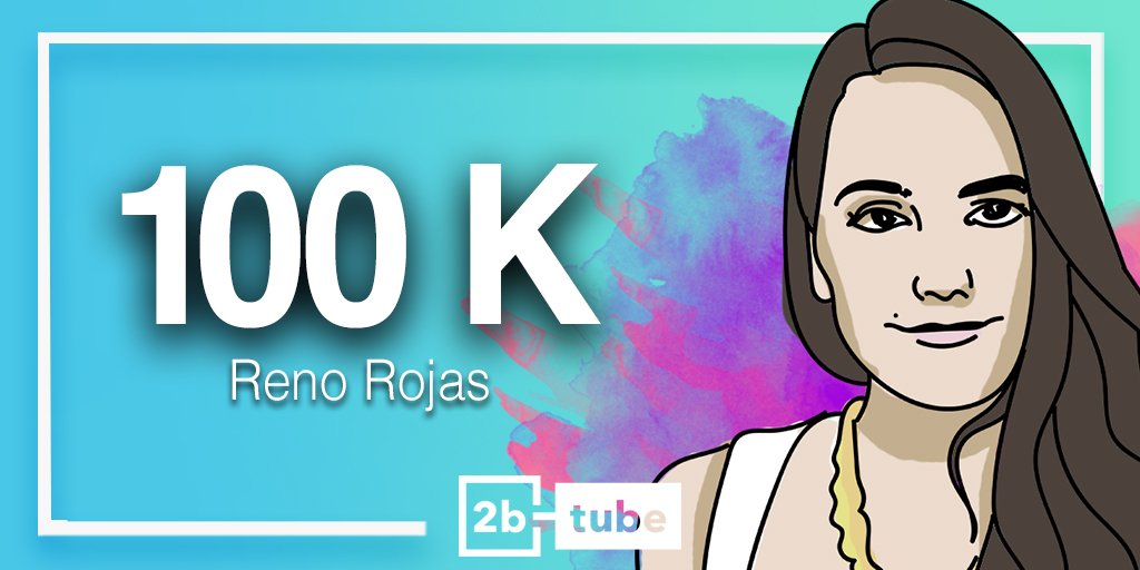 2b's tweet photo. ¡Felicidades a @RenoRojas por haber llegado a los 100 mil suscriptores! ¿Ya conoces su canal? #2bMx https://t.co/f9pBa0WiPr