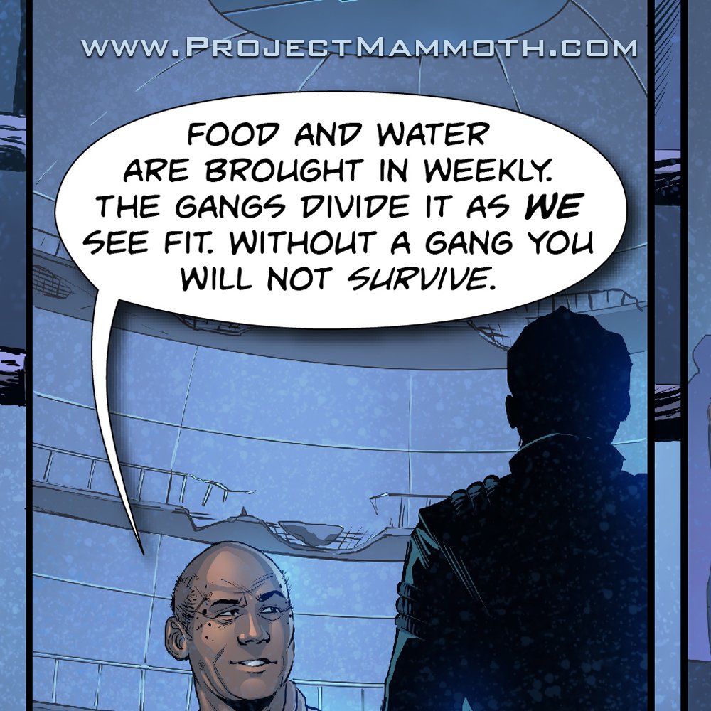 iNHaleFilm's tweet photo. Happy #Turkeyday from #ProjectMammoth! Be thankful your dinner's not divided up by gangs! #scifi https://t.co/U8nFAY5xc1 @promotecomics https://t.co/d1F2r10FJX