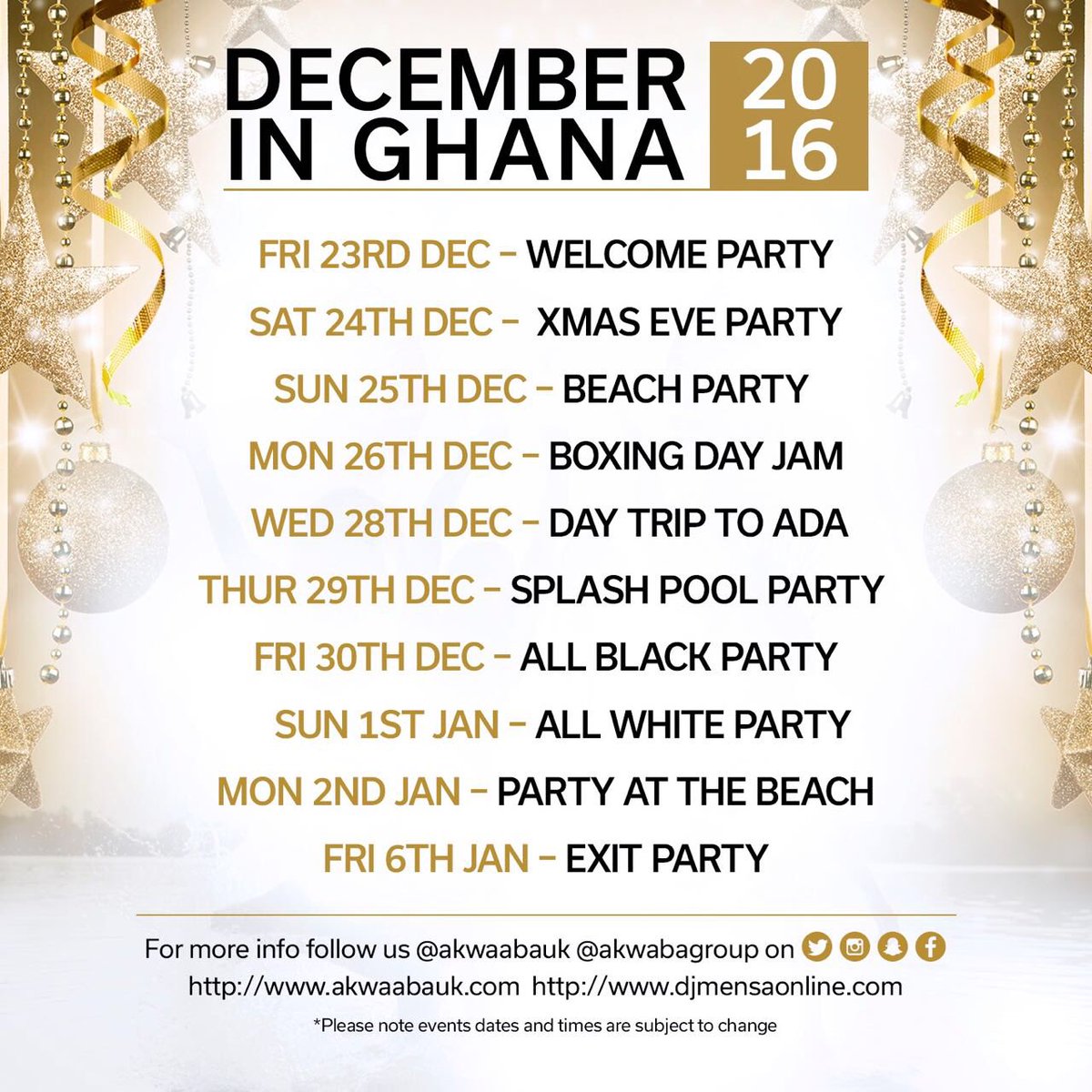 Akwaabauk's tweet photo. What event are you and your squad shutting down this year??? Who will be the best dressed squad ๐๐ #DIG16 https://t.co/UnRbpO6mZf