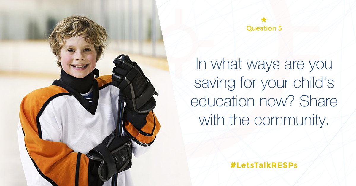 ParentLifeNet's tweet photo. Q5: In what ways are you saving for your child’s education now? 

Share with the community. #LetsTalkRESPs https://t.co/PoSbv1ipGO