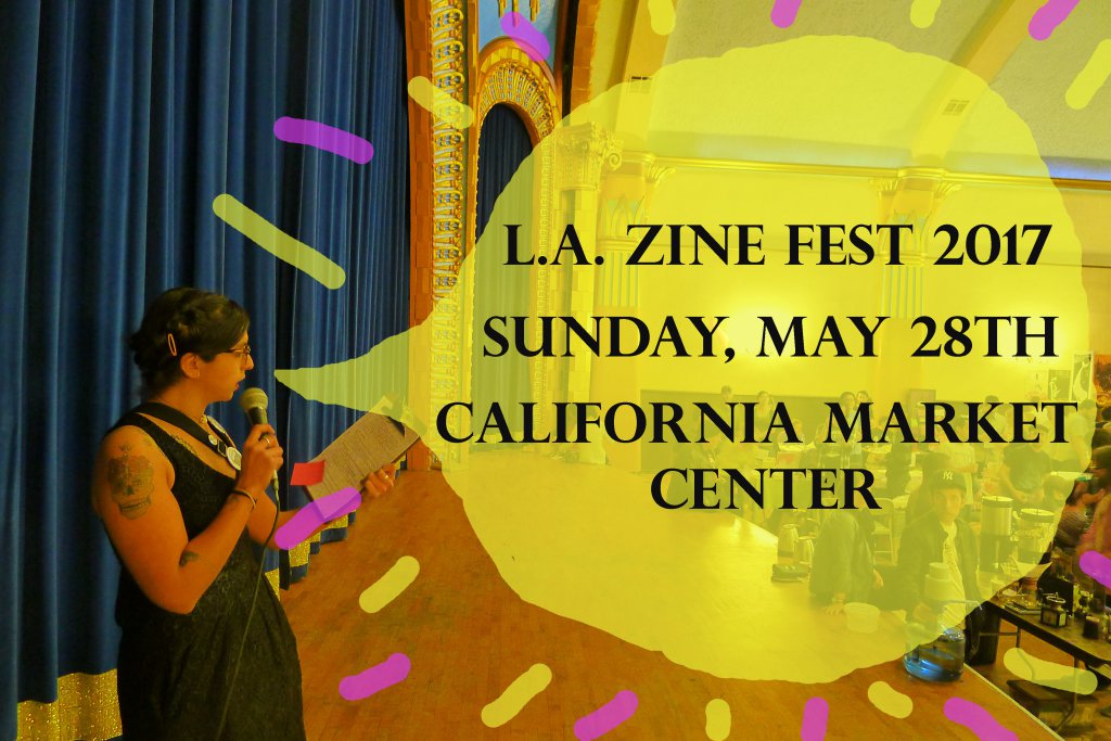 LAZineFest's tweet photo. Save the Date: LAZF 2017!! https://t.co/JCbb69FPfX https://t.co/qQZYJUEzyw