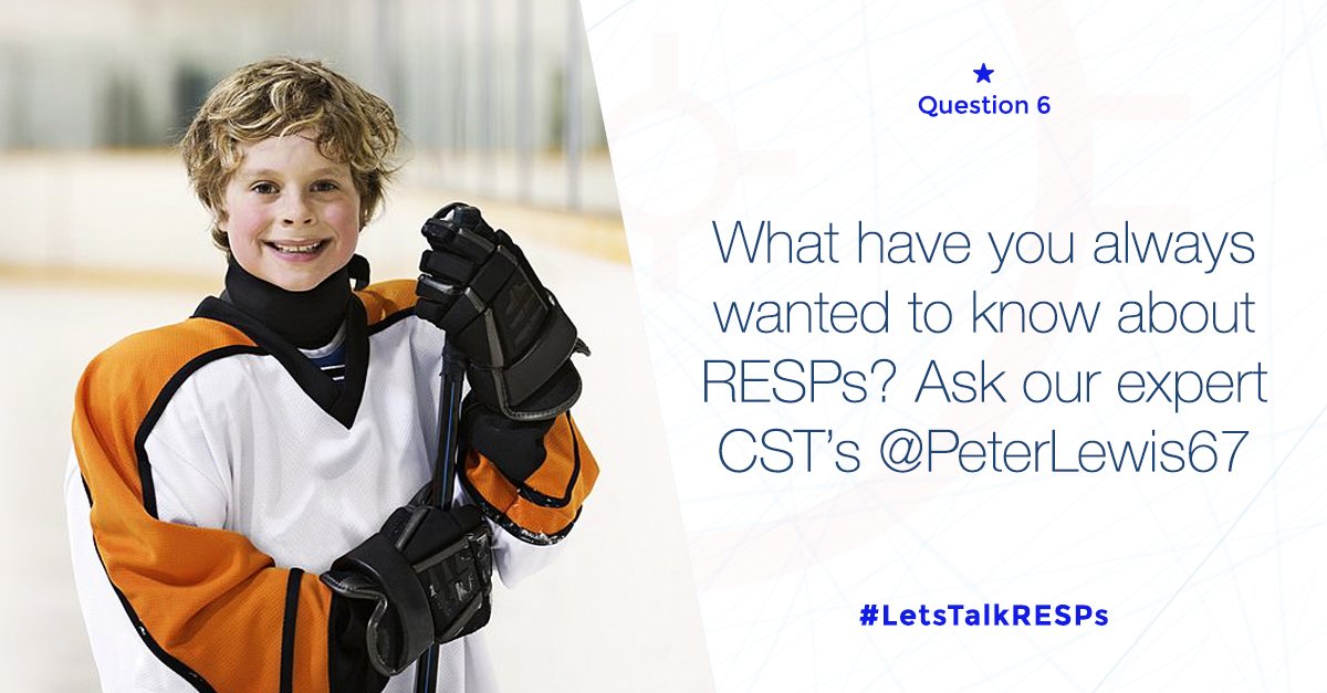 ParentLifeNet's tweet photo. Q6: Taking all questions! What have you always wanted to know about RESPs? Expert @PeterLewis67 is ready! #LetsTalkRESPs https://t.co/adRbDdCmJK
