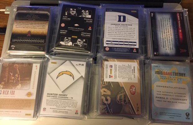 BlowoutBuzz's tweet photo. Here's a #BuzzBoxes teaser ... every box will have three autos, three mem cards & four numbered cards. Winners to come tomorrow. #collect https://t.co/Ql0i87jyjQ