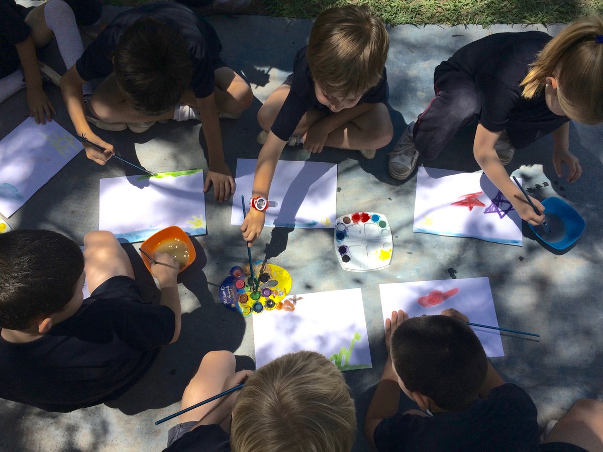cmdilucca's tweet photo. Beautiful day for painting in the sunshine. Making the most of our last few days of the school year! #salta2016 https://t.co/sE0xpfrTGu