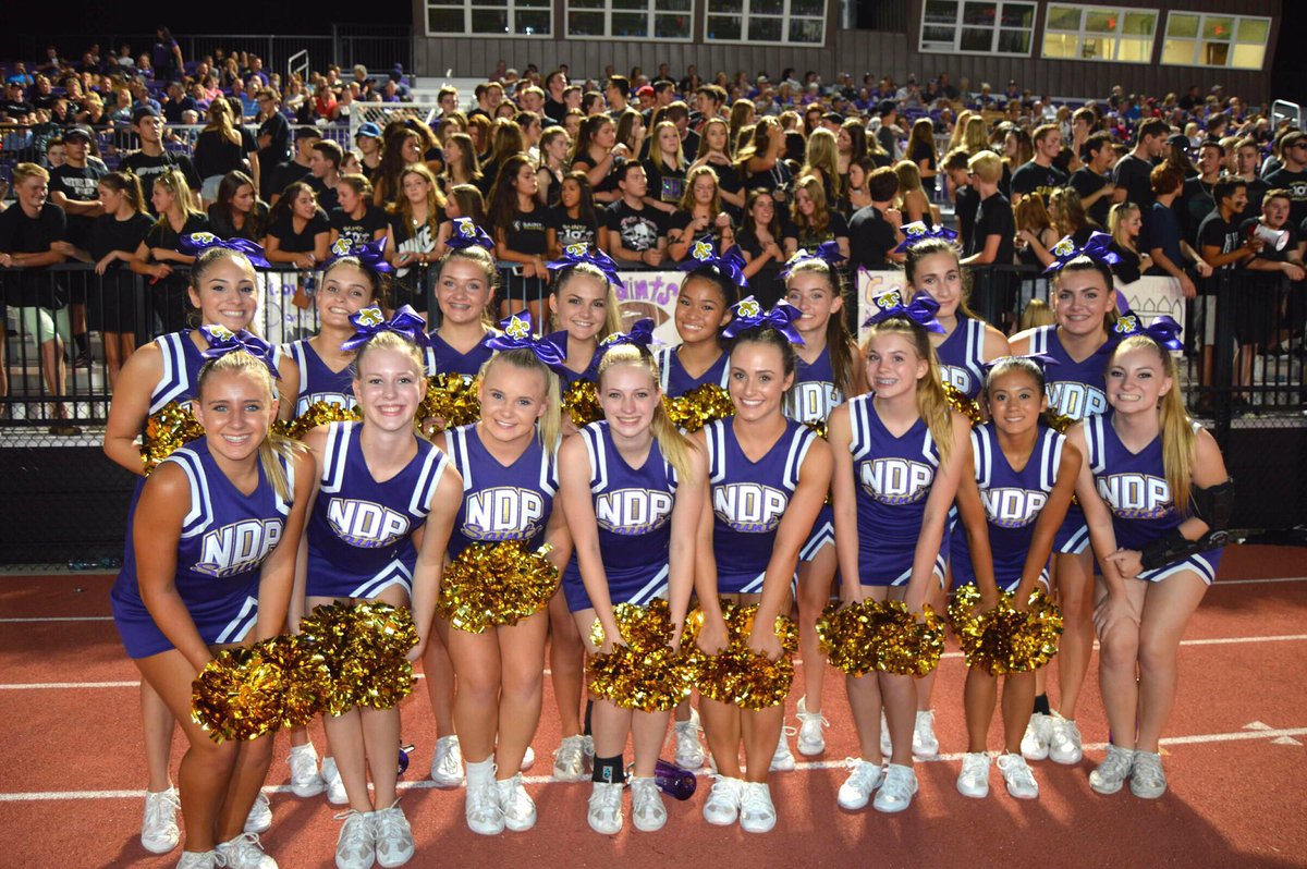 NDPCheer's tweet photo. So thankful for our cheer and spirit line family💜 #happythanksgiving https://t.co/noIyjg3jCi