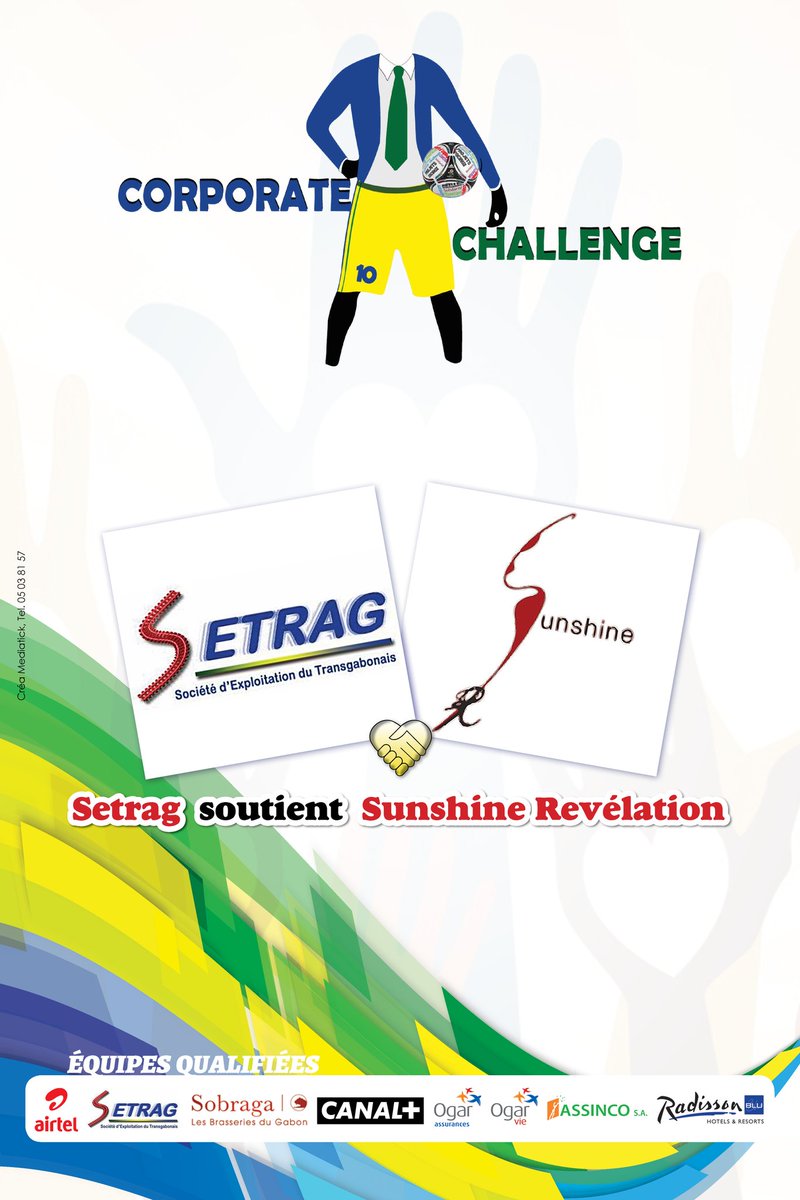 CorporateChall's tweet photo. #Setrag s'est promis de transporter son wagon de bonheur à l'ONG #SunshineRevelation! #CorporateChallenge #Solidarité #Gabon https://t.co/yVEfydMQuC