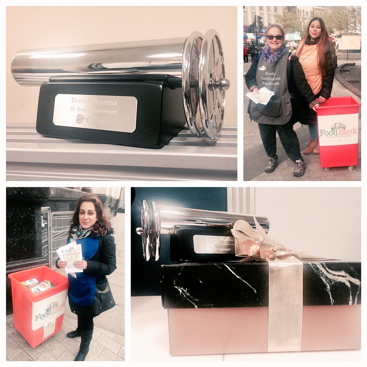 ReenaSharma's tweet photo. A kaleidoscope from @CernerUK + the opportunity to volunteer  @NPFoodbank this week #blessed #overwhelmed #thankful #teameffort #friends 🙏🏽 https://t.co/LL0oTCljOQ
