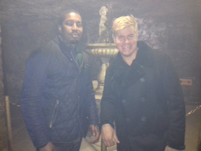 1 pic. Celebrating #thanksgiving with @Isiahpromotions at the dungeon that held Vlad the Impaler aka