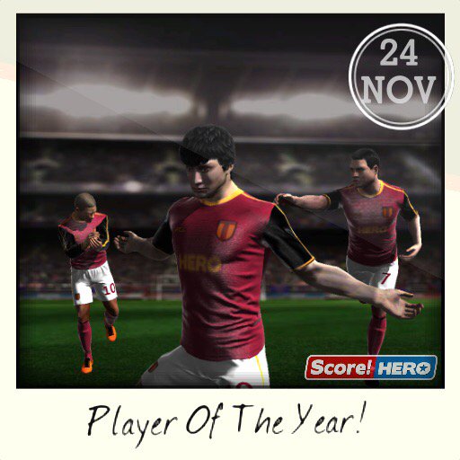 Player Of The Year! #scorehero itunes.apple.com/gb/app/Score!-…
