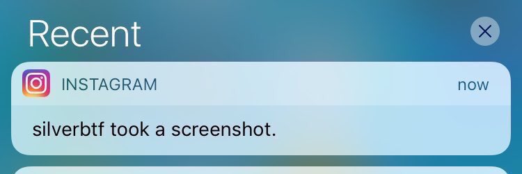 N0RES's tweet photo. Instagram is now telling people when you screenshot their stuff, you BITCH https://t.co/csF9tUEYMM