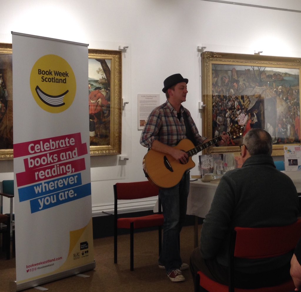 Jacqui_Church's tweet image. @doug_johnstone fantastic evening had by all at #ArbroathLibrary. Thanks for visiting us! #BookWeekScot