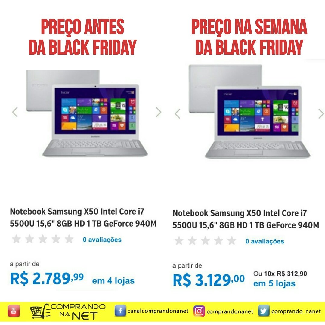 comprando_nanet's tweet photo. Não caia em #BlackFraude Siga #ComprandoNaNet e veja o que é #Promoção e o que é #PromoFake na #BlackFridayBrasil #MafiaSdvOTwitterEhMeuE https://t.co/NTbRRDMHQt