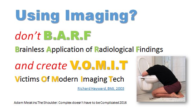 AdamMeakins's tweet photo. Using a patients scans? Don't BARF or create VOMIT... https://t.co/9Tzj91N9Bt